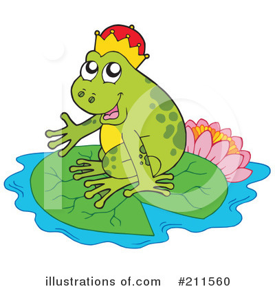 Royalty-Free (RF) Frog Prince Clipart Illustration by visekart - Stock Sample #211560