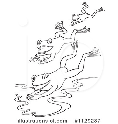 Royalty-Free (RF) Frogs Clipart Illustration by Picsburg - Stock Sample #1129287