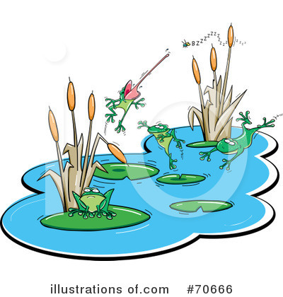 Royalty-Free (RF) Frogs Clipart Illustration by jtoons - Stock Sample #70666