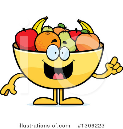 Fruit Bowl Clipart #1306223 by Cory Thoman