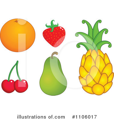 Pineapple Clipart #1106017 by yayayoyo