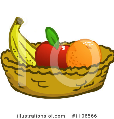 Fruit Bowl Clipart #1106566 by Cartoon Solutions