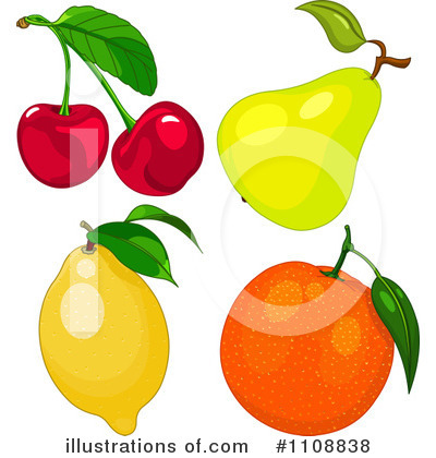 Cherries Clipart #1108838 by Pushkin