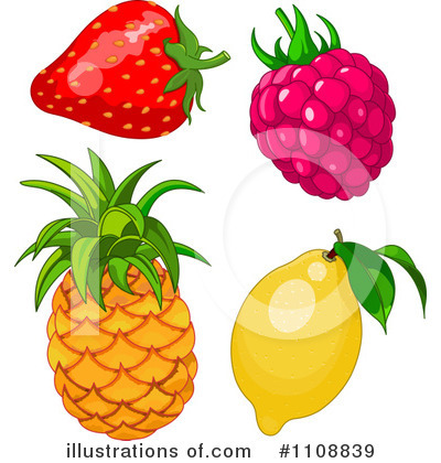 Royalty-Free (RF) Fruit Clipart Illustration by Pushkin - Stock Sample #1108839