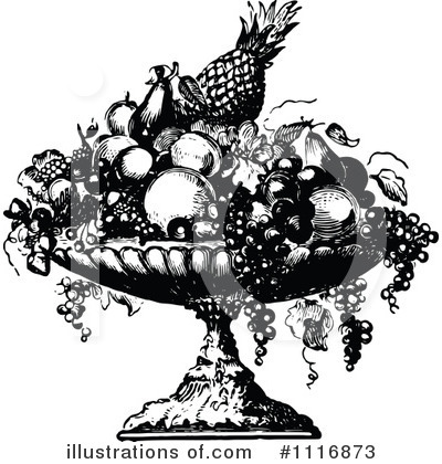 Fruit Bowl Clipart #1116873 by Prawny Vintage