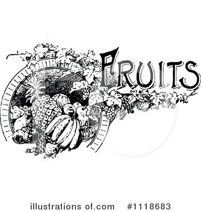 Royalty-Free (RF) Fruit Clipart Illustration by Prawny Vintage - Stock Sample #1118683