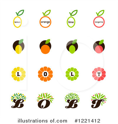 Royalty-Free (RF) Fruit Clipart Illustration by elena - Stock Sample #1221412