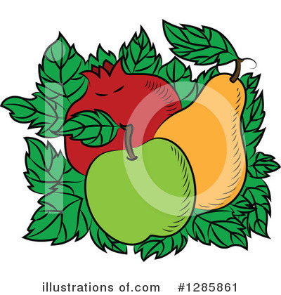 Pear Clipart #1285861 by Vector Tradition SM