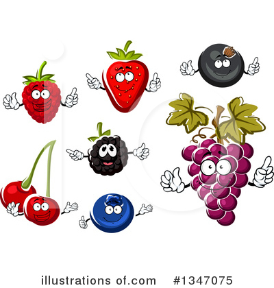 Blackberry Clipart #1347075 by Vector Tradition SM