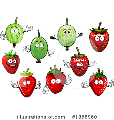 Royalty-Free (RF) Fruit Clipart Illustration by Vector Tradition SM - Stock Sample #1358960
