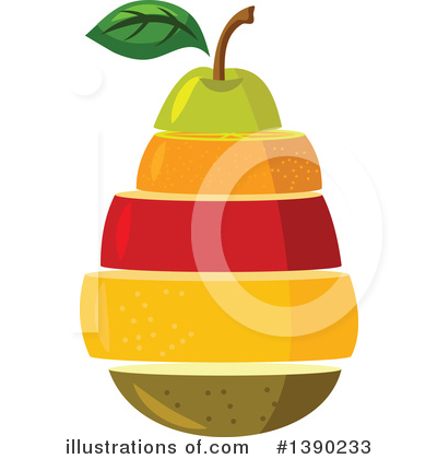 Pear Clipart #1390233 by Vector Tradition SM