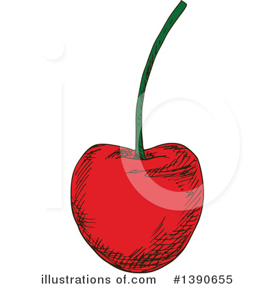 Cherry Clipart #1390655 by Vector Tradition SM