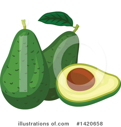 Royalty-Free (RF) Fruit Clipart Illustration by Vector Tradition SM - Stock Sample #1420658