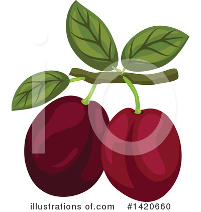 Royalty-Free (RF) Fruit Clipart Illustration by Vector Tradition SM - Stock Sample #1420660