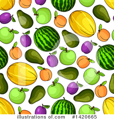 Green Apple Clipart #1420665 by Vector Tradition SM