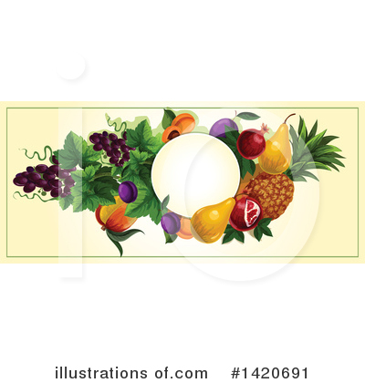 Royalty-Free (RF) Fruit Clipart Illustration by Vector Tradition SM - Stock Sample #1420691