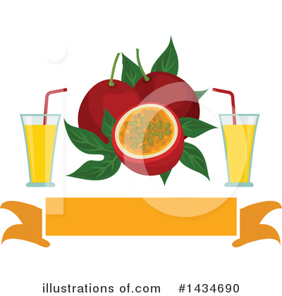 Passion Fruit Clipart #1434690 by Vector Tradition SM