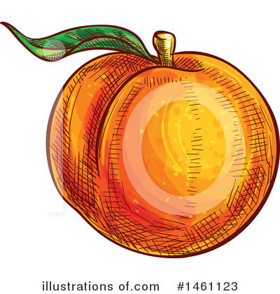Peaches Clipart #1461123 by Vector Tradition SM