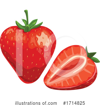 Strawberry Clipart #1714825 by Vector Tradition SM