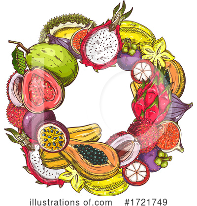 Royalty-Free (RF) Fruit Clipart Illustration by Vector Tradition SM - Stock Sample #1721749