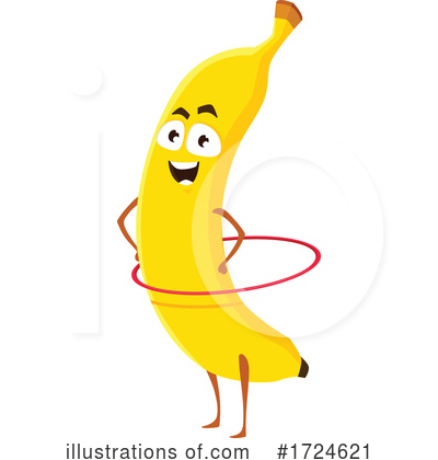 Banana Clipart #1724621 by Vector Tradition SM