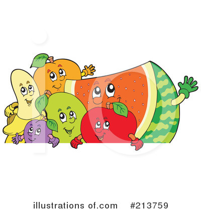Royalty-Free (RF) Fruit Clipart Illustration by visekart - Stock Sample #213759