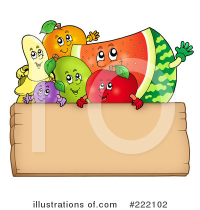 Royalty-Free (RF) Fruit Clipart Illustration by visekart - Stock Sample #222102