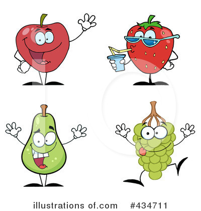Royalty-Free (RF) Fruit Clipart Illustration by Hit Toon - Stock Sample #434711