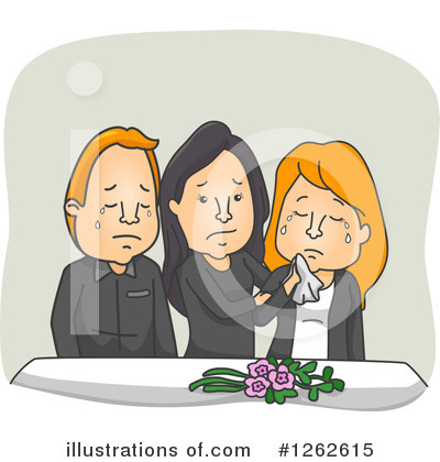 Royalty-Free (RF) Funeral Clipart Illustration by BNP Design Studio - Stock Sample #1262615