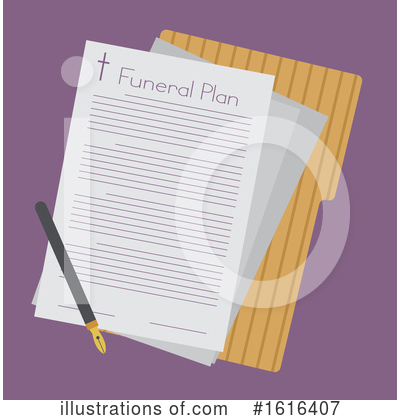 Royalty-Free (RF) Funeral Clipart Illustration by BNP Design Studio - Stock Sample #1616407