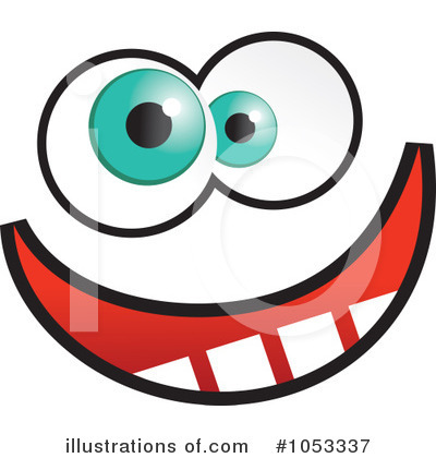 Royalty-Free (RF) Funny Face Clipart Illustration by Prawny - Stock Sample #1053337