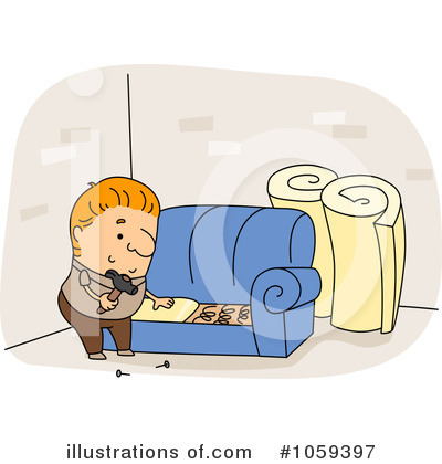 Upholsterer Clipart #1059397 by BNP Design Studio