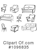Furniture Clipart #1096835 by Vector Tradition SM