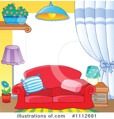 Royalty-Free (RF) Furniture Clipart Illustration by visekart - Stock Sample #1112681