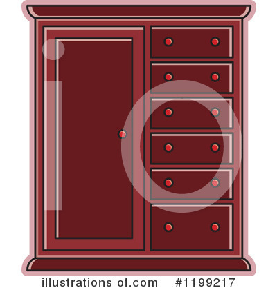 Cabinets Clipart #1199217 by Lal Perera