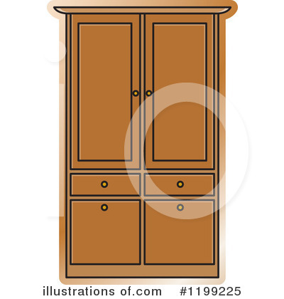 Cabinets Clipart #1199225 by Lal Perera