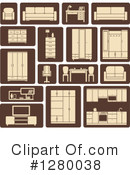 Furniture Clipart #1280038 by Vector Tradition SM