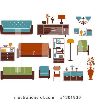 Household Clipart #1301930 by Vector Tradition SM