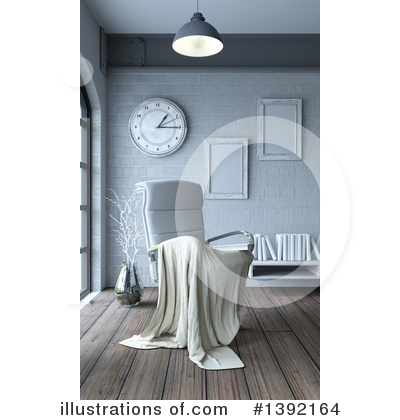 Royalty-Free (RF) Furniture Clipart Illustration by KJ Pargeter - Stock Sample #1392164
