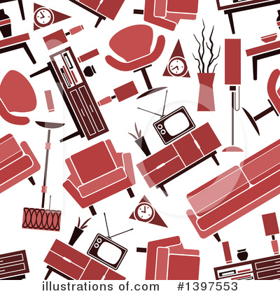 Couch Clipart #1397553 by Vector Tradition SM