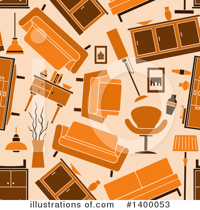 Royalty-Free (RF) Furniture Clipart Illustration by Vector Tradition SM - Stock Sample #1400053