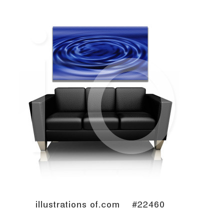 Couch Clipart #22460 by KJ Pargeter