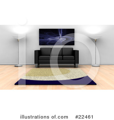 Royalty-Free (RF) Furniture Clipart Illustration by KJ Pargeter - Stock Sample #22461