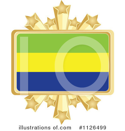 Gabon Flag Clipart #1126499 by Andrei Marincas