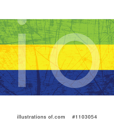 Royalty-Free (RF) Gabon Flag Clipart Illustration by Andrei Marincas - Stock Sample #1103054