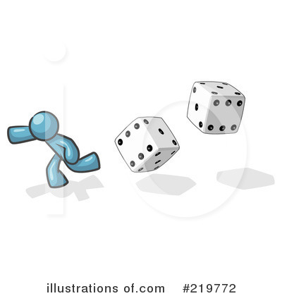 Royalty-Free (RF) Gambling Clipart Illustration by Leo Blanchette - Stock Sample #219772