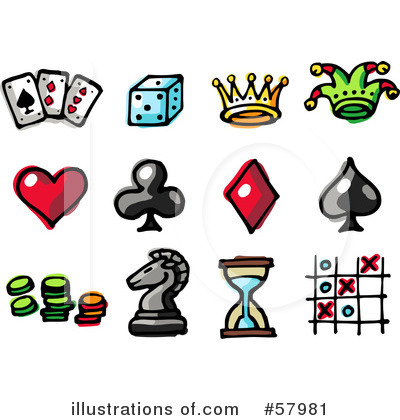 Royalty-Free (RF) Gambling Clipart Illustration by NL shop - Stock Sample #57981