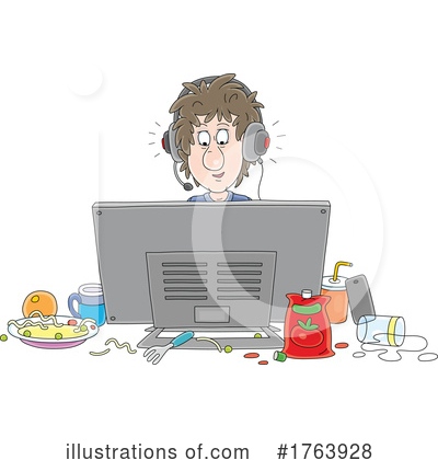 Computers Clipart #1763928 by Alex Bannykh