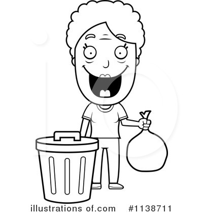 Royalty-Free (RF) Garbage Can Clipart Illustration by Cory Thoman - Stock Sample #1138711