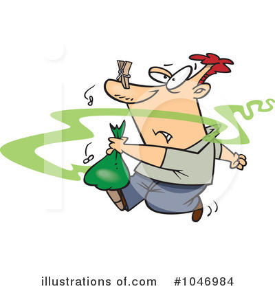 Garbage Bag Clipart #1046984 by toonaday